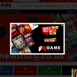 PREMIUM DOMAIN FOR SALE www.gamewizard.co.uk OFFERS OVER £50,000 THIS WEBSITE WAS DESIGNED JUST LIKE game.co.uk click the link below to view  site