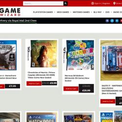 PREMIUM DOMAIN FOR SALE www.gamewizard.co.uk OFFERS OVER £50,000 THIS WEBSITE WAS DESIGNED JUST LIKE game.co.uk click the link below to view  site