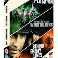 THREE ACTION -PACKED WAR FILMS PLATOON WINDTALKERS BEHIND ENEMY LINES BRAND NEW SEALED 3 FLIM  BOXSET ONLY £2.99 + POST TOO UK ONLY REGISTER TO BUY THIS GREAT VERY RARE BOXSET