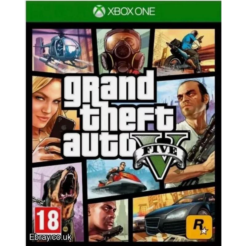 XBOX ONE  1DISC GRAND THEFT AUTO 5  FREE UK POST LQQK NOW BUYNOW WE SHIP WORLDWIDE