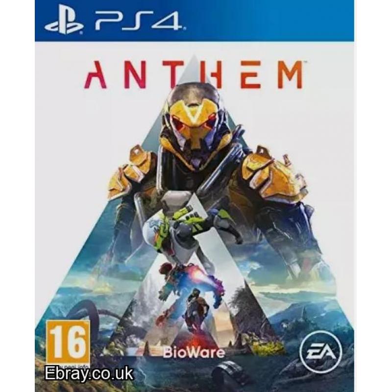 PS4 PS4 ANTHEM NICE CLEAN DISC FREE UK POST REGISTER TO BUY THIS GAME TODAY CAN SHIP WORLDWIDE LQQK NOW! ONLY £3.99 CHEAPEST PS4 GAME ONLINE!