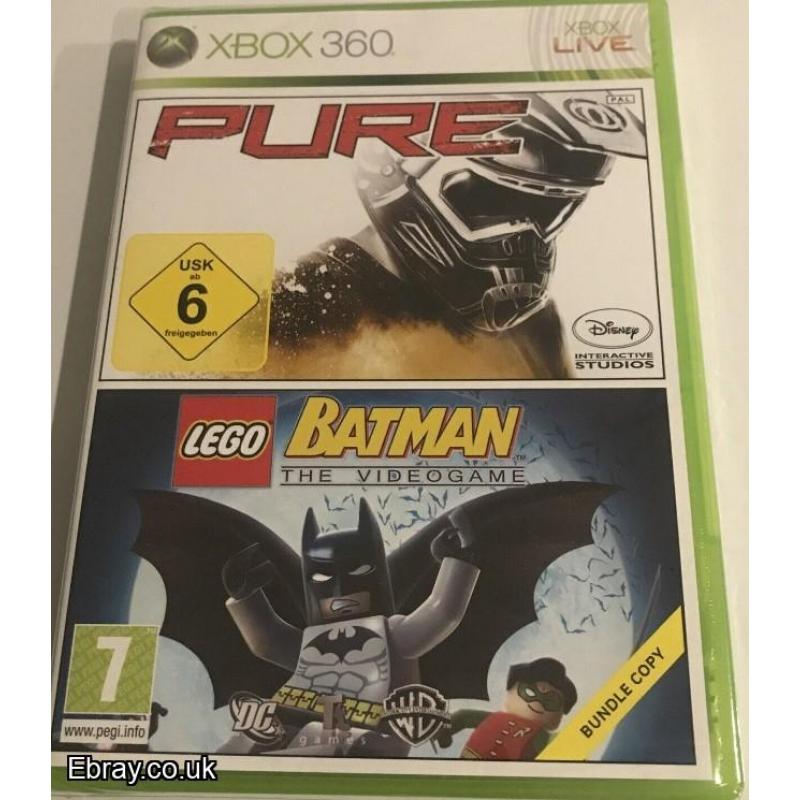 PURE LEGO BATMAN THE VIDEO GAME  XBOX360 GAME BRAND NEW SEALED FREE UK POST CHEAPEST VIDEO GAMES ONLINE WE SHIP WORLDWIDE ONLY £7.99