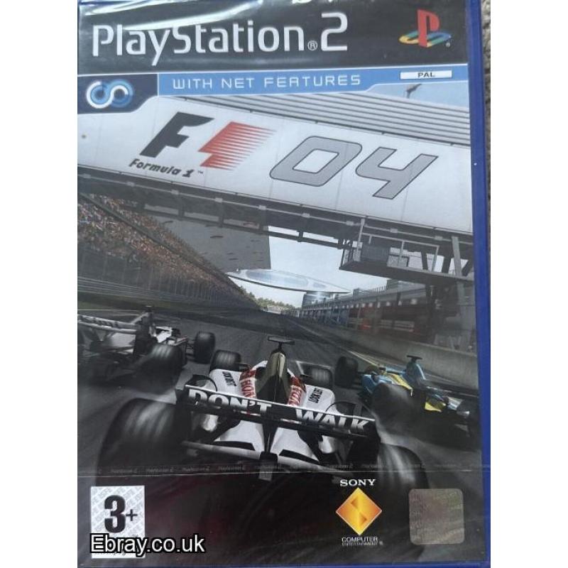 PS2 F1 ONE 04 VERY RARE GAME   BRAND NEW SEALED FREE UK POST CHEAPEST VIDEO GAMES ONLINE WE SHIP WORLDWIDE ONLY £59.99