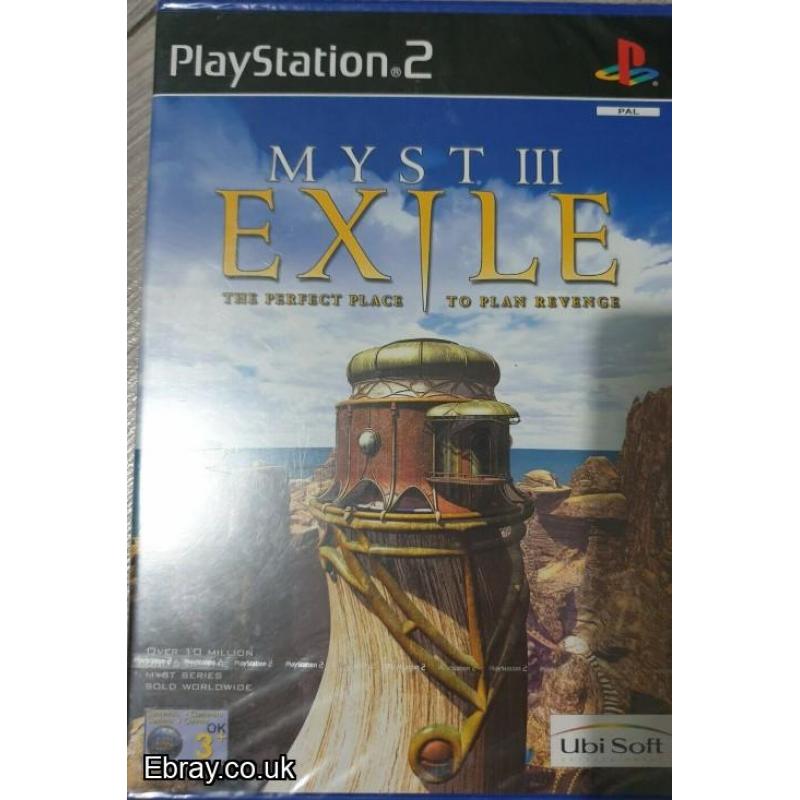 PS2 MYST 111 EXILE   BRAND NEW SEALED FREE UK POST CHEAPEST VIDEO GAMES ONLINE WE SHIP WORLDWIDE ONLY £19.99 CHEAPEST GAME ONLINE CHEAPER THAN EBAY