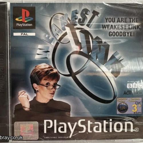 PS1 The Weakest Link, New And Factory Sealed FREE UK POST WE POST WORLDWIDE LQQK RARE GAME :)