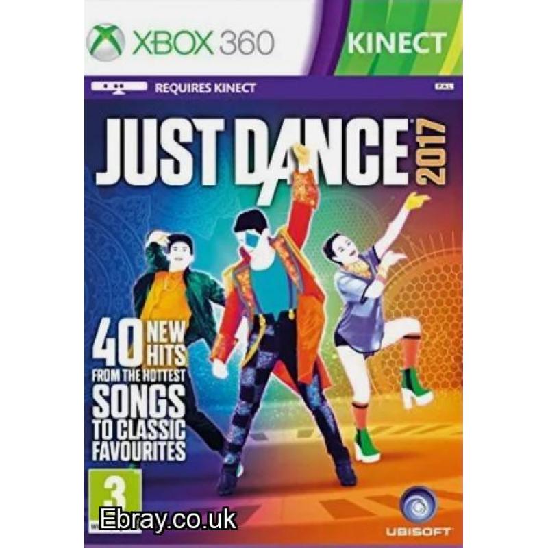 JUST DANCE 2017 KINECT XBOX360 GAME BRAND NEW SEALED FREE UK POST CHEAPEST VIDEO GAMES ONLINE WE SHIP WORLDWIDE ONLY £12.99