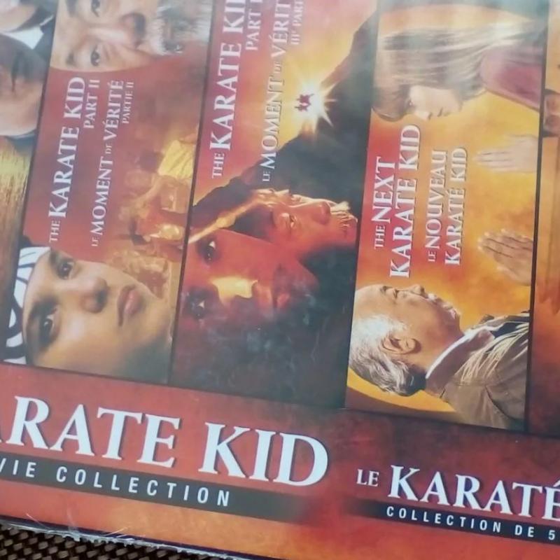 THE KARATE KID 5 DVD MOVIE COLLECTION  4 DISCS  RARE  FREE UK POST WE SHIP WORLDWIDE DVD LQQK NOW!