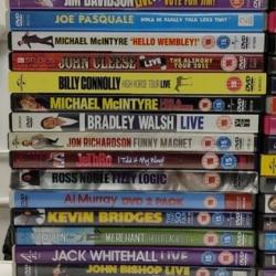 101 x Stand Up Comedy DVD Joblot - Peter Kay Russel Howard Ricky Gervais post to uk only