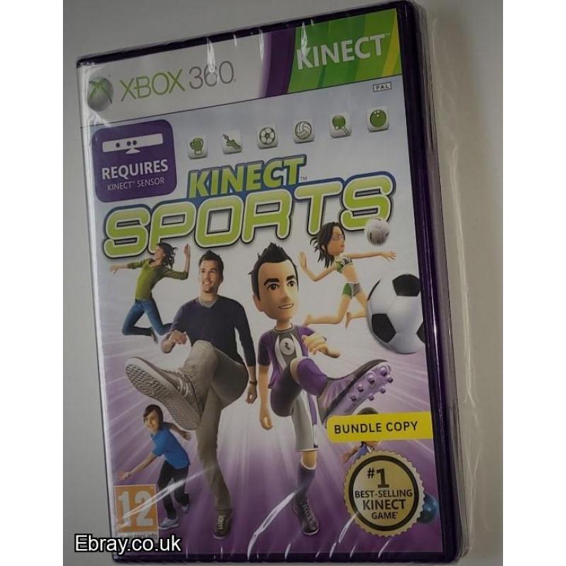 KINECT SPORTS  XBOX360 GAME BRAND NEW SEALED FREE UK POST CHEAPEST VIDEO GAMES ONLINE WE SHIP WORLDWIDE ONLY £6.90