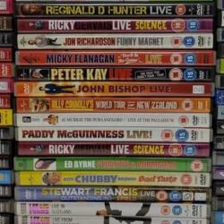 101 x Stand Up Comedy DVD Joblot - Peter Kay Russel Howard Ricky Gervais post to uk only
