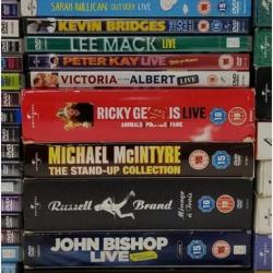 101 x Stand Up Comedy DVD Joblot - Peter Kay Russel Howard Ricky Gervais post to uk only