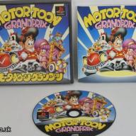MOTOR TOON GRAND PRIX PS1 Japan import. UK seller. VERY RARE GAME Complete with manual and stickers