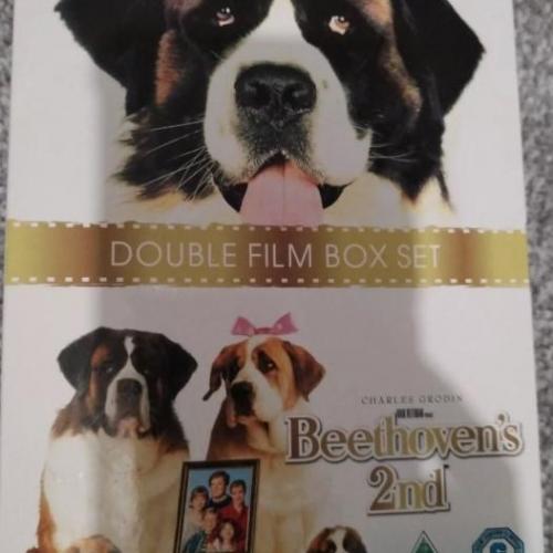 BEETHHOVEN BEETHHOVEN 2ND DOUBLE FILM  BOX SET BRAND NEW SEALED FREE UK POST VERY RARE DVDS!