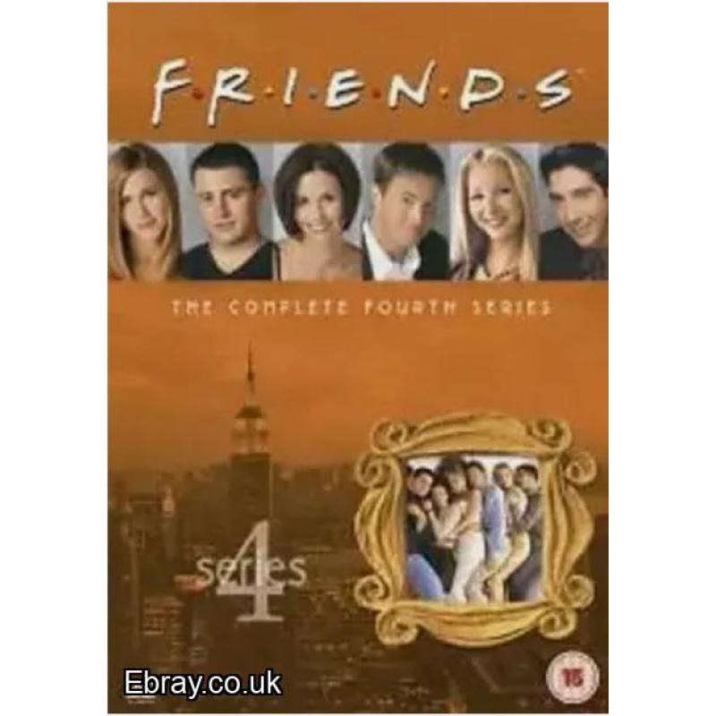 FRIENDS THE COMPLETE FOURTH SERIES DVD BRAND NEW SEALED FREE UK POST BUYNOW!