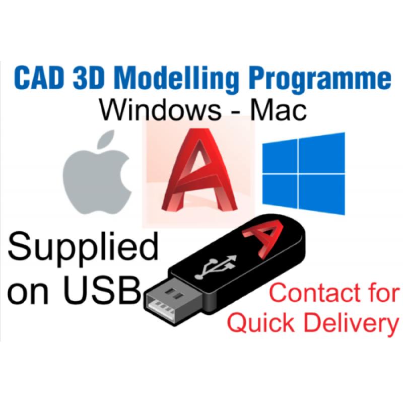 3D CAD ENGINEERING MODELING Programme - Windows + Mac