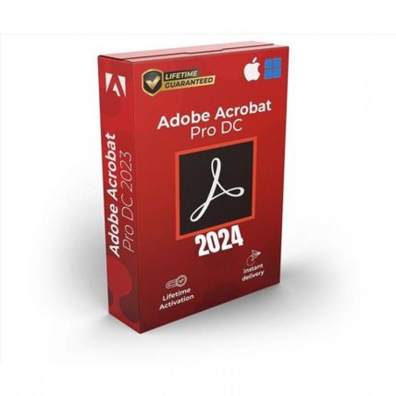 Adobe Acrobat DC Pro 2024 - Life Time Licence