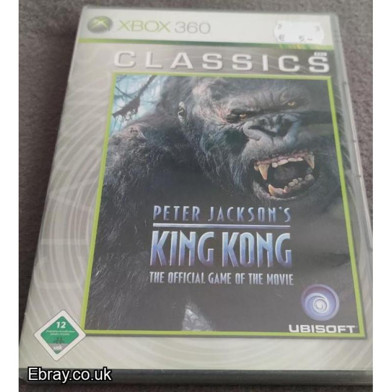 Peter Jackson's King Kong: The Official Game Of The Movie - Classics [Xbox 360] VERY RARE GAME THIS IN UK , WE ARE OFFERING THIS GAME AT A GREAT PRICE FREE UK POST ONLY 19.99