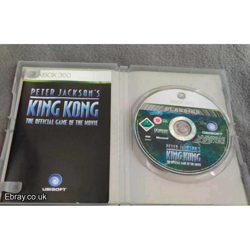 Peter Jackson's King Kong: The Official Game Of The Movie - Classics [Xbox 360] VERY RARE GAME THIS IN UK , WE ARE OFFERING THIS GAME AT A GREAT PRICE FREE UK POST ONLY 19.99