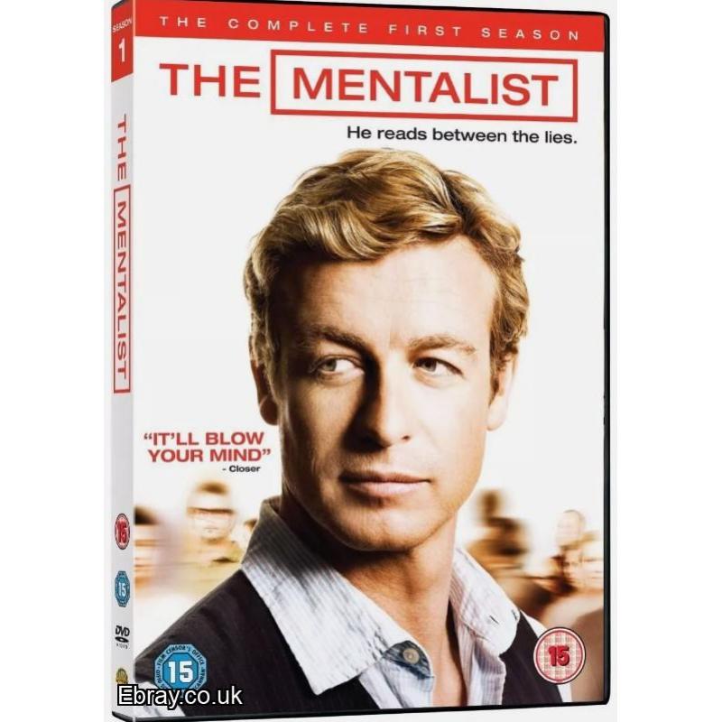 THE MENTALIST THE COMPLETE FIRST SEASON DVD BRAND NEW SEALED FREE UK POST BUYNOW!