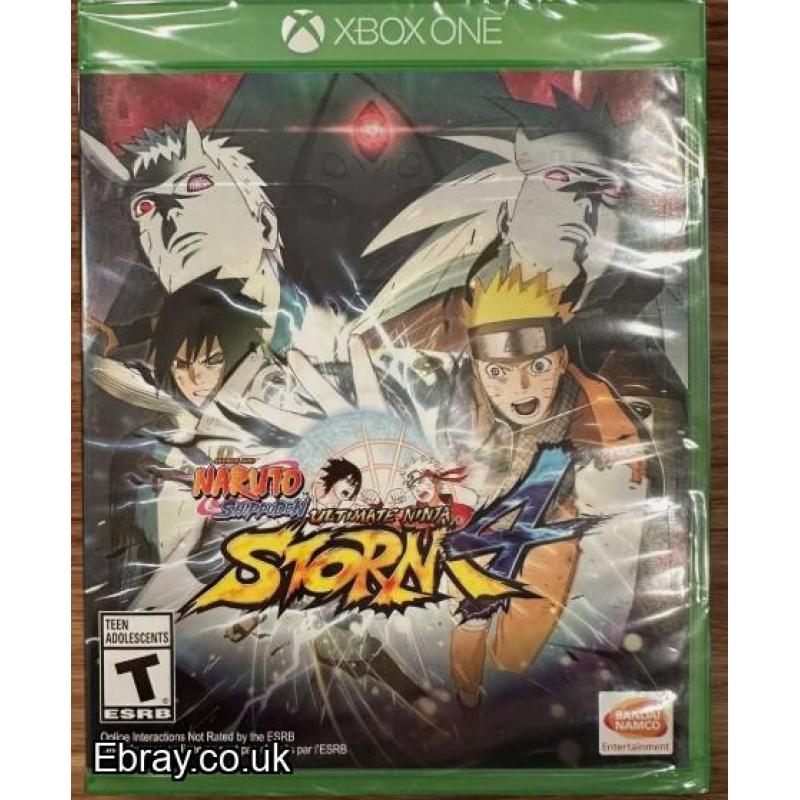 Naruto Shippuden Ultimate Ninja Storm 4 Xbox One Brand New Factory Sealed FREE UK POST VERY RARE GAME BUYNOW!