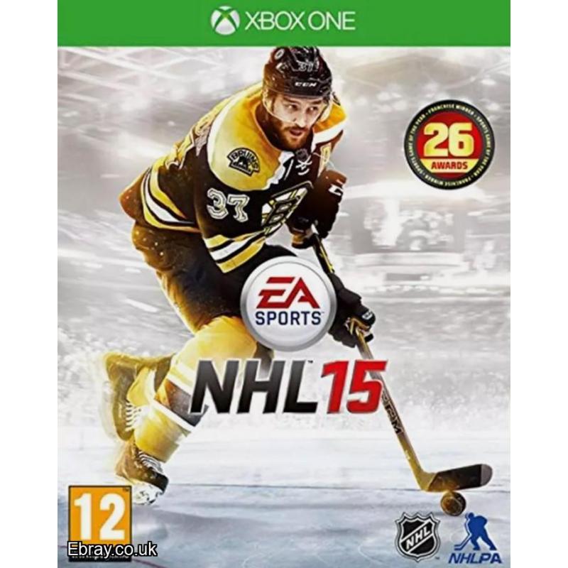 NHL 15 XBOX ONE MINT CONDTION LIKE NEW REFURBISHED FAST UK POST AND WE SHIPWORLDWIDE TO WITH THIS GAME BUYNOW! REGISTER TO BUY THIS GREAT HOCKEY GAME.