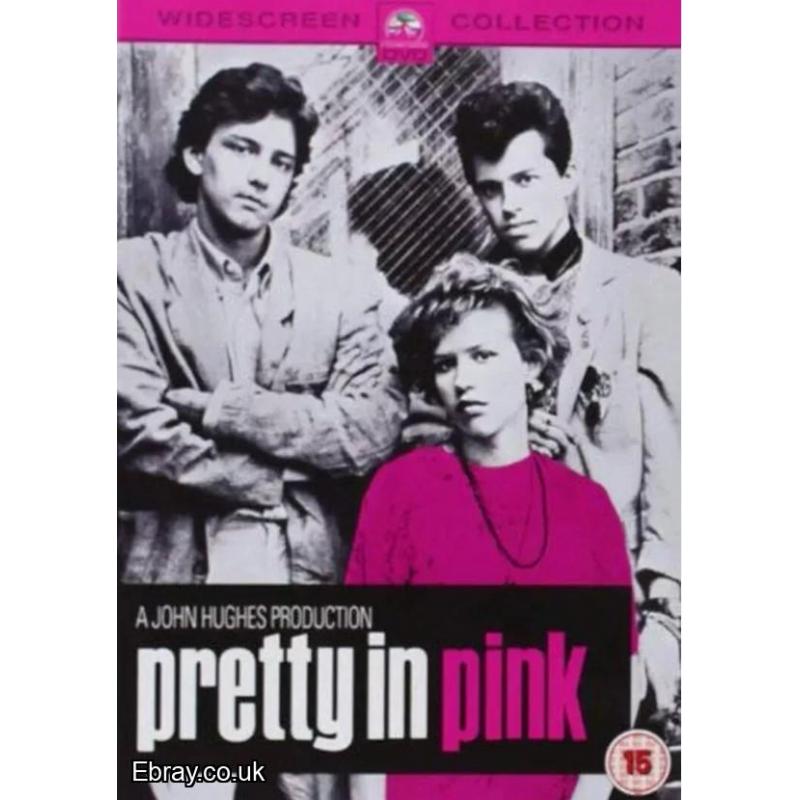 PRETTY IN PINK DVD BRAND NEW SEALED FREE UK POST CHEAPEST DVD ONLINE BUYNOW! WE SHIP WORLDWIDE?