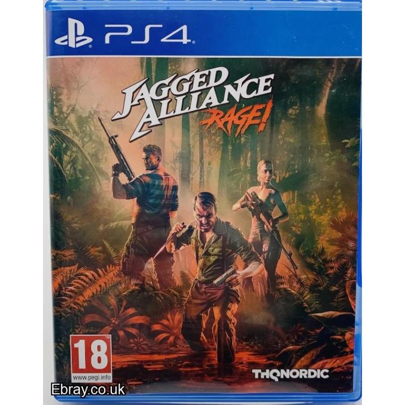 PS4 JAGGED ALLIANCE RAGE NICE CLEAN DISC FREE UK POST REGISTER TO BUY THIS GAME TODAY CAN SHIP WORLDWIDE LQQK NOW! ONLY £3.99 CHEAPEST PS4 GAME ONLINE!