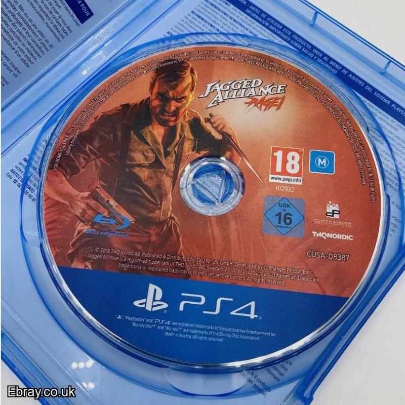 PS4 JAGGED ALLIANCE RAGE NICE CLEAN DISC FREE UK POST REGISTER TO BUY THIS GAME TODAY CAN SHIP WORLDWIDE LQQK NOW! ONLY £3.99 CHEAPEST PS4 GAME ONLINE!