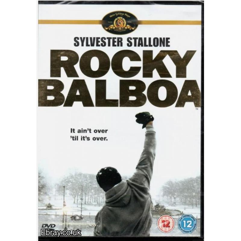 TWO ACTION -PACKED FILMS ROCKY BALBO ,ROCKY DEFINTIVE EDITION BOXSET BRAND NEW SEALED VERY VERY RARE  POST TO UK ONLY