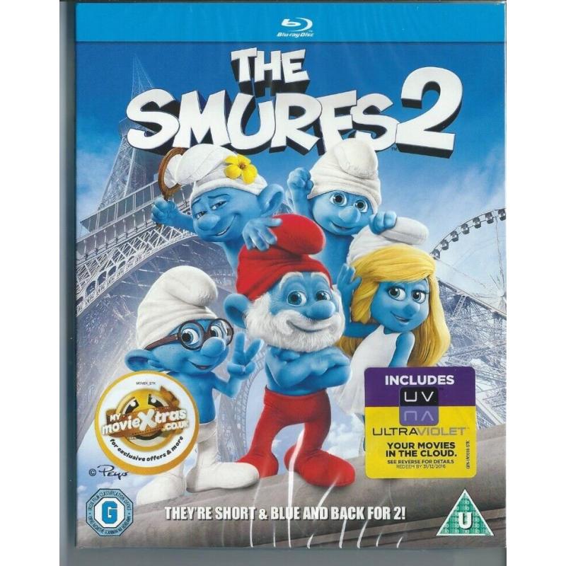 THE SMURFS 2 BLURAY BRAND NEW SEALED CHEAPEST BLURAYS ON THE INTERNET BUYNOW