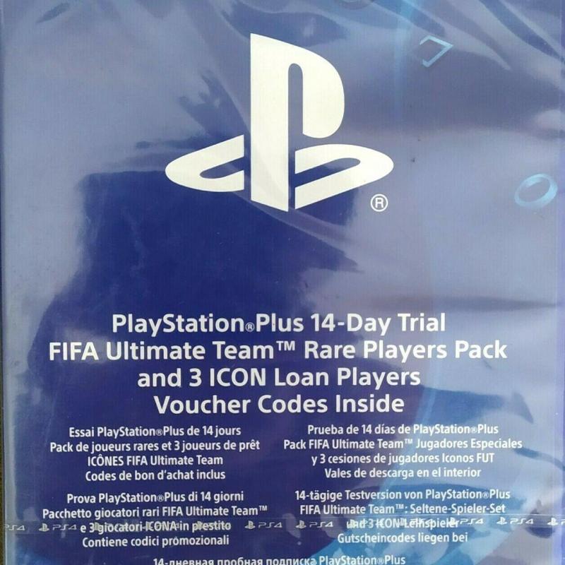 PLAYSTATION PLUS 14-DAY TRIAL  PS4 BRAND NEW SEALED FREE UK POST CHEAPEST VIDEO GAMES ONLINE WE SHIP WORLDWIDE ONLY £5.99