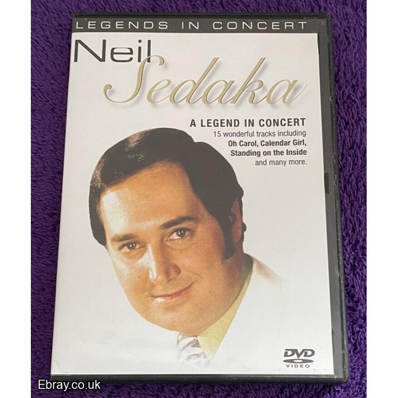 NEIL SEDAKA LEGENDS IN CONCERT DVD BRAND NEW SEALED FREE UK POST WE SHIP WORLDWIDE DVD LQQK NOW!