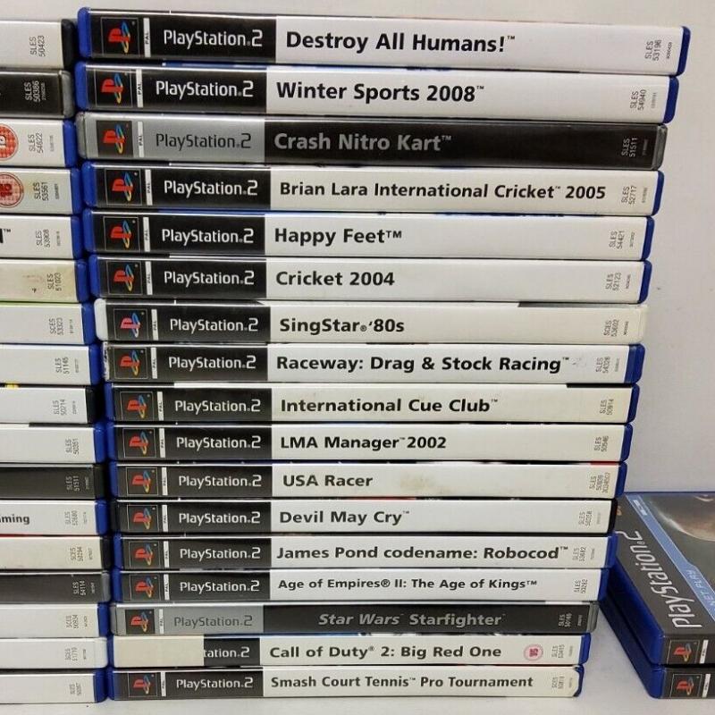 85 PS2 GAMES WHOLESALE GREAT FOR RESALE OR TO PLAY SELLING TO CLEAR