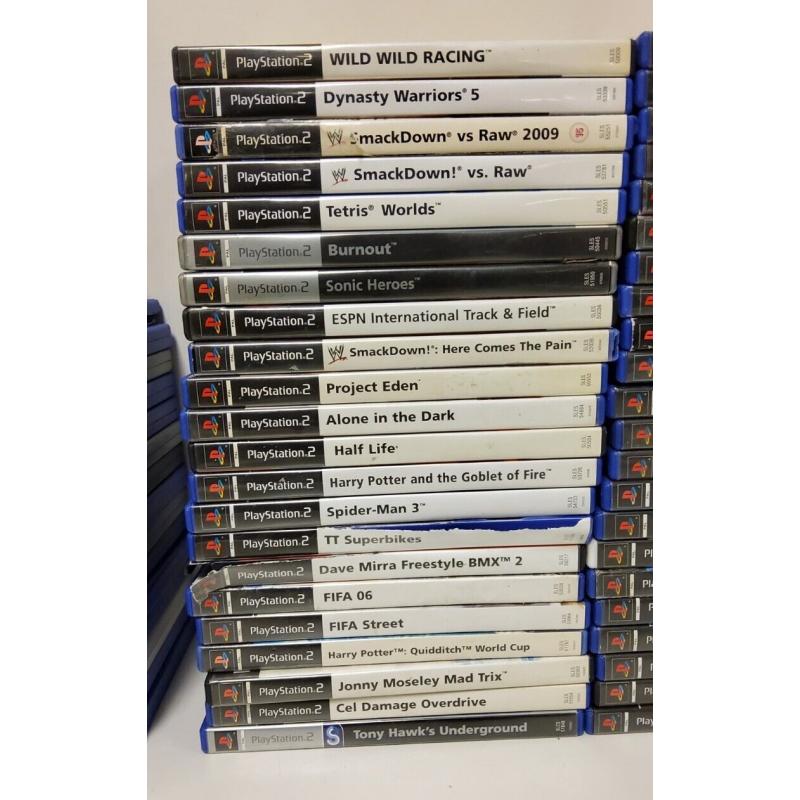 85 PS2 GAMES WHOLESALE GREAT FOR RESALE OR TO PLAY SELLING TO CLEAR