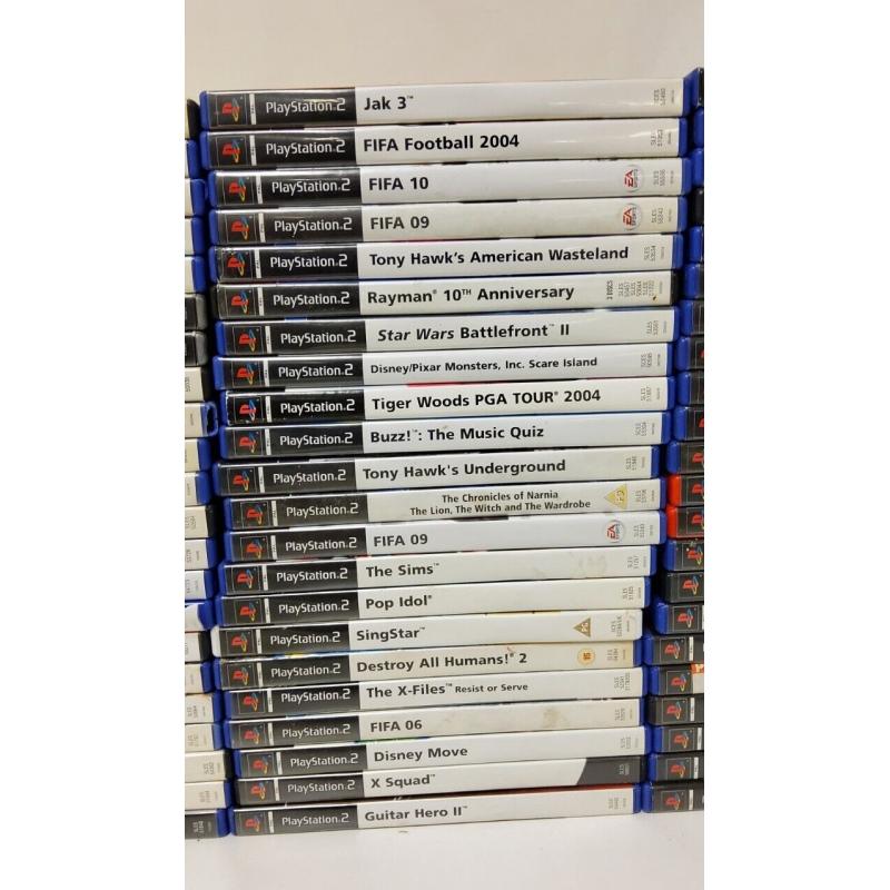 85 PS2 GAMES WHOLESALE GREAT FOR RESALE OR TO PLAY SELLING TO CLEAR