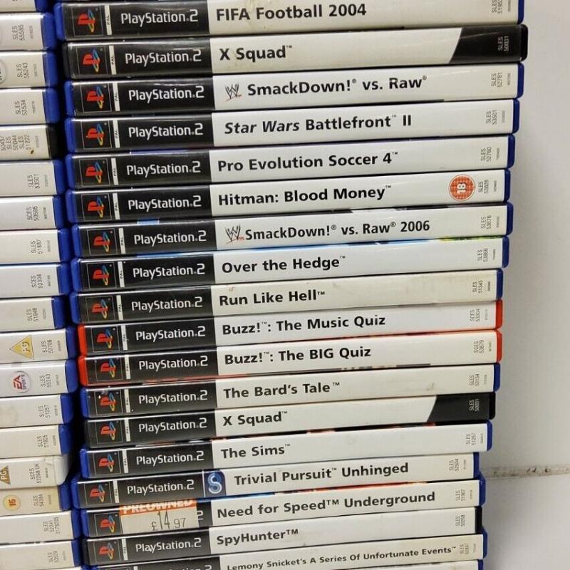 85 PS2 GAMES WHOLESALE GREAT FOR RESALE OR TO PLAY SELLING TO CLEAR