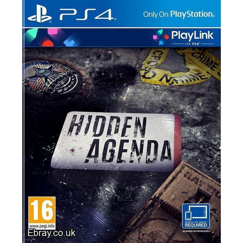 HIDDEN AGENDA   PS4 BRAND NEW SEALED FREE UK POST CHEAPEST VIDEO GAMES ONLINE WE SHIP WORLDWIDE ONLY £7.99