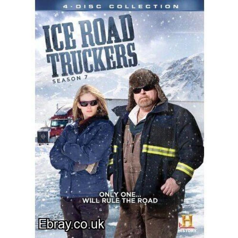 ICE ROAD TRUCKERS SEASON 7 , 4 DVD BOXSET VERY RARE FIND BRAND NEW SEALED FAST UK DELIVERY