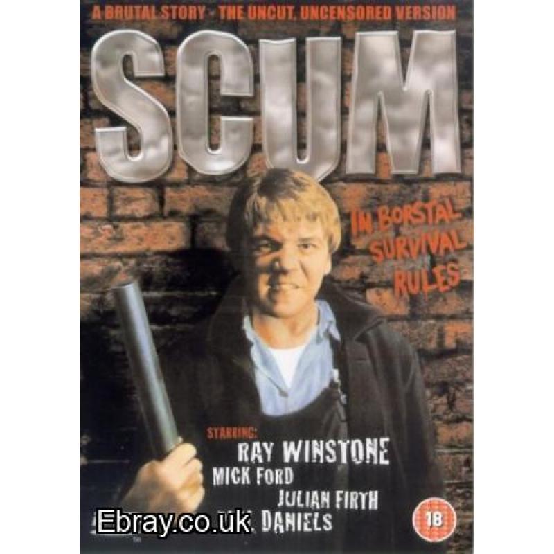 SCUM DVD  FREE UK POST WE SHIP WORLDWIDE DVD LQQK NOW!