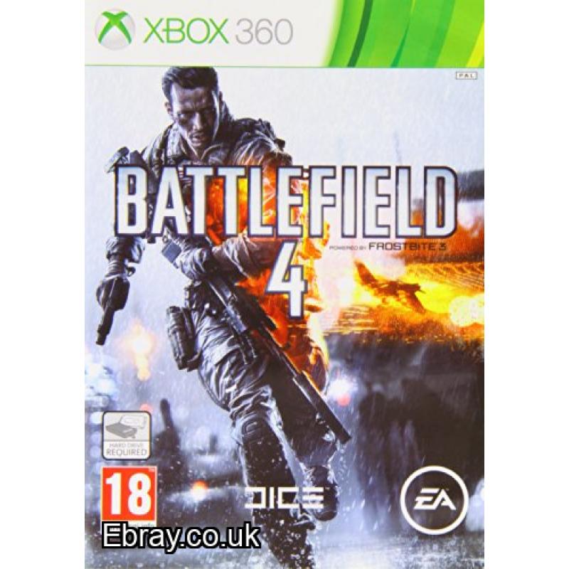 BATTLEFIELD 4 XBOX360 GAME BRAND NEW SEALED FREE UK POST CHEAPEST VIDEO GAMES ONLINE WE SHIP WORLDWIDE ONLY £6.90