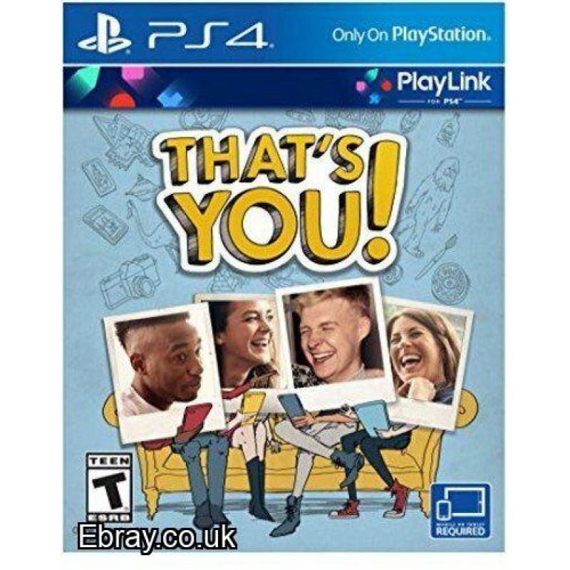 THATS YOU! PS4 BRAND NEW SEALED FREE UK DELIVERY BUYNOW WHY WATCH THE LISTING WHEN YOU CAN BUY THE GAME ONLY £7.99 CHEAPEST GAME ONLINE VERY RARE GAME IN UK