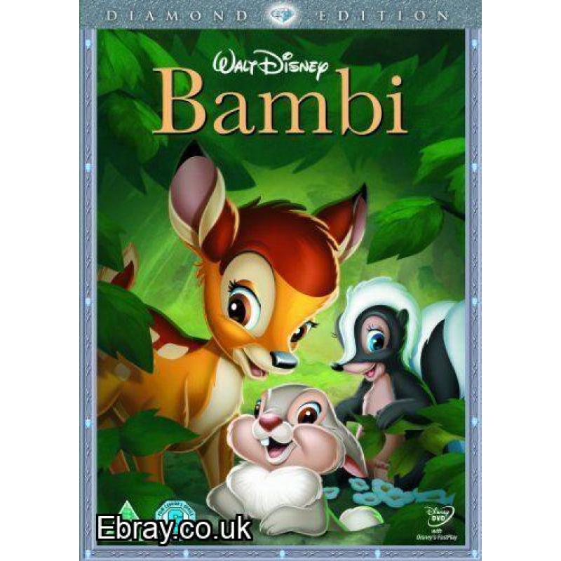 6 BRAND NEW CHILDERNS DVDS INCLUDES BAMBI FROZEN TOY STORY 4 ETC SEE IMAGES FOR TITLES POSTED TOO UK ONLY LQQK NOW REGISTER TOO BUY THESE AMAZING RARE DVD TITLES