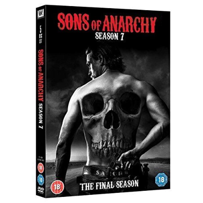 2 DVDS SONS OF ANARCHY SEASON 7 & SEASON FOUR 4 DISC BOXSET BRAND NEW SEALED FAST UK POST ONLY