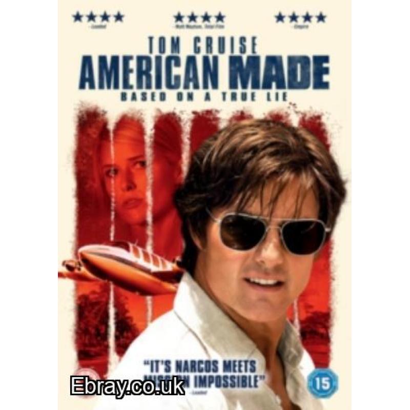 AMERICAN MADE TOM CRUISE DVD  BRAND NEW SEALED RARE  FREE UK POST WE SHIP WORLDWIDE DVD LQQK NOW!