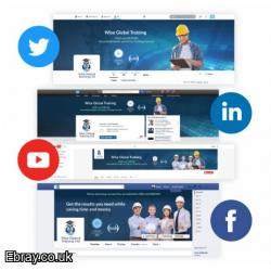 Facebook, Ebay, Twitter, Youtube, Website Social Media Banner Design